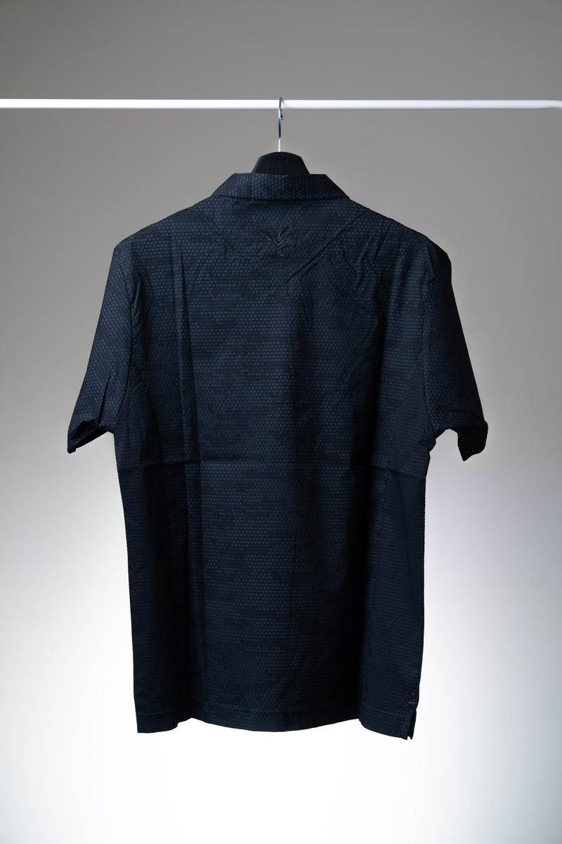 BRIEFING メンズポロシャツ 黒 カモフラージュ FRED PERRY ポロシャツ 「SHIPS別注」FRED PERRY: イギリス製 M2