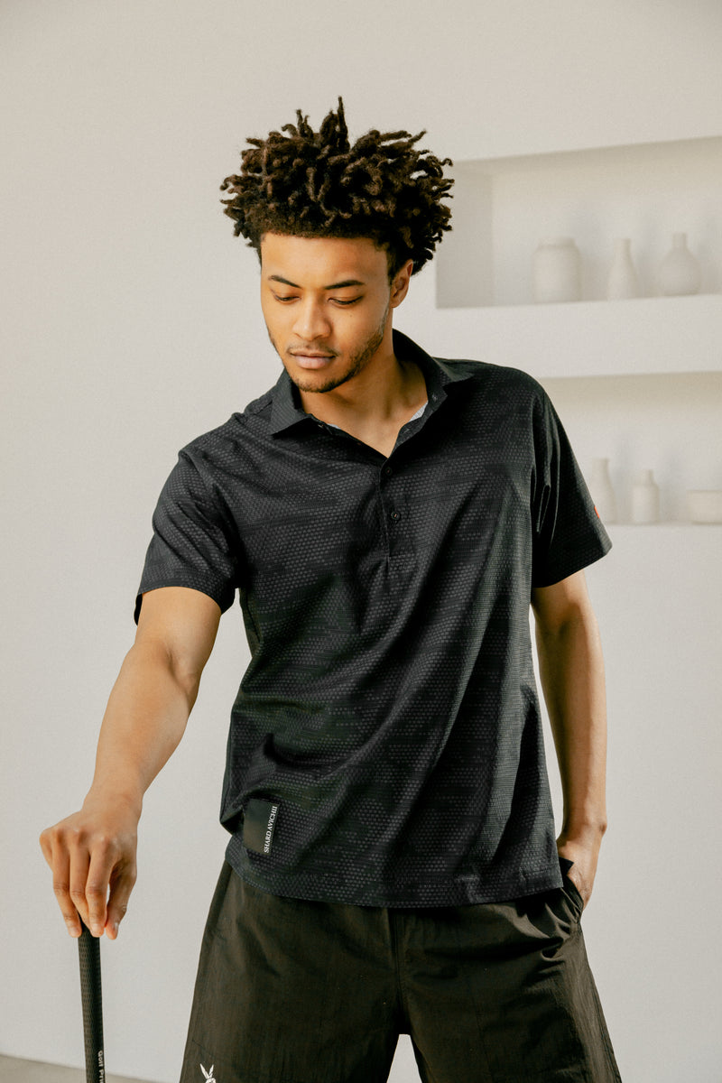 HIGH PERFORMANCE POLO SHIRT / CAMOUFLAGE BLACK 限定Ver. – SHARD